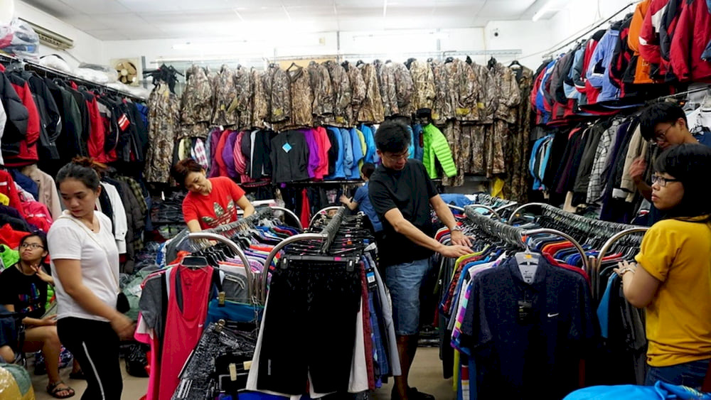 Russian-style clothings are sold widely